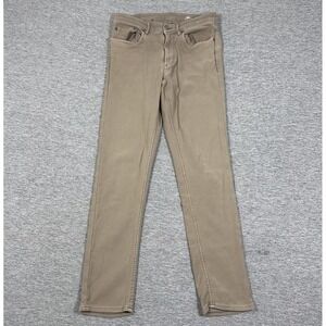 Faherty Pants Mens Size 30x31 Beige Stretch Terry 5-Pocket Chino City Preppy